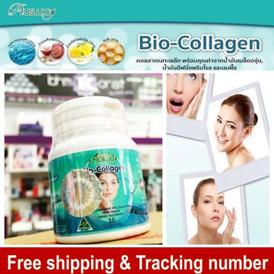 Ausway Bio-collagen Marine Royal Jelly Grape Seed Extract Supplements 30 Capsule