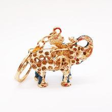 Load image into Gallery viewer, Elephant Keyring Adorn Beauty Charm cute keychain animal lover Thailand Ver.17