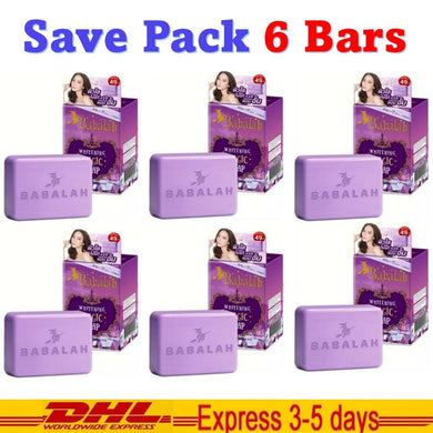 6x Babalah Magic Soap Vitamin C Reveals Clear Skin in One Bar Radiant Skin 100g