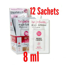 Load image into Gallery viewer, 12 Sachets Whitening Skin White Boosting Cream Bright Moisture Facial care 8 ml
