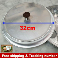 Load image into Gallery viewer, Thai Traditional Kanomkrok Pan Dessert Lid For 28 Holes Pan Cover Aluminium 32cm