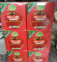 Load image into Gallery viewer, Tomato Jam Soap Tomato Soap All Natural Extract 60g (12 pcs / Pack)