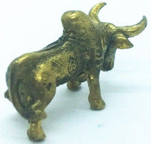 Load image into Gallery viewer, Cow Miniature Amulet Lucky Brass Talisman Love Charm Magic Thai Pendant
