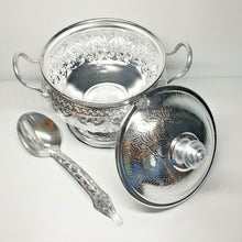 Load image into Gallery viewer, Bowl Pot Rice Soup Vintage Aluminum Temple Curry Serving Thai Mong Ladle Pan