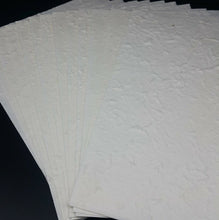 Load image into Gallery viewer, A5 Mulberry Paper Sheet White Handmade Natural Card Invitation Craft 50 Sheets