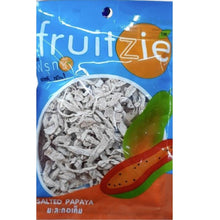 Load image into Gallery viewer, Fruitzie Salted Papaya Dried Snack Thai Fruit Chewing Picnic Yummy (12pcsx50g)