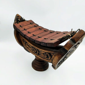 Xylophone Thai Wooden Ranad Brown Teak Wood Music Instrument Home Decor Handmade