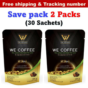 2x We Coffee Weight Loss Instant Coffee Mix Herb Powder Reduce Blood Sugar NoFat