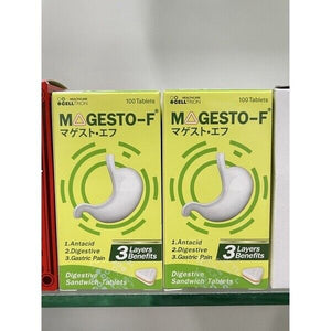 3x Magesto-F Digestive Support Relief Gastric Pain Antacid Indigestion