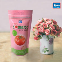 Load image into Gallery viewer, 12 Bag Nourishing Whitening Skin Exfoliating Body Scrub Tomato SPA Salt 300g