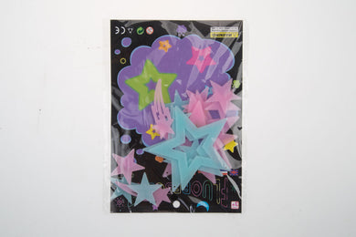 Star Moon Wall Glow In The Dark Ceiling Toy Kids Room Nursery Decor Pack
