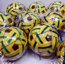 Load image into Gallery viewer, Rattan ball sepak takraw kick volleyball new training sport game yellow green