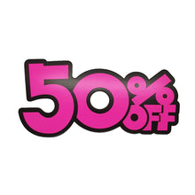 Load image into Gallery viewer, Sales Promotion Paper Bluecell Blank Retail Sale Signs with Bright Display Tags