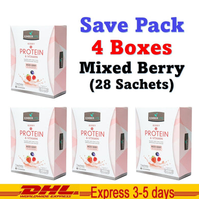 4x Kimberlite 5 Protein & Vitamin Mixed Berry Flavour Weight Control Good Shape
