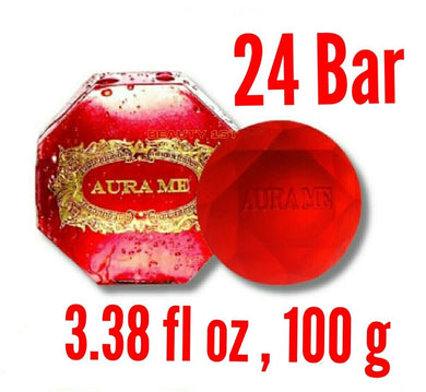 24x Skin Whitening Soap Reduce Freckles Acne Dark Spots Wrinkle Aure Radiance