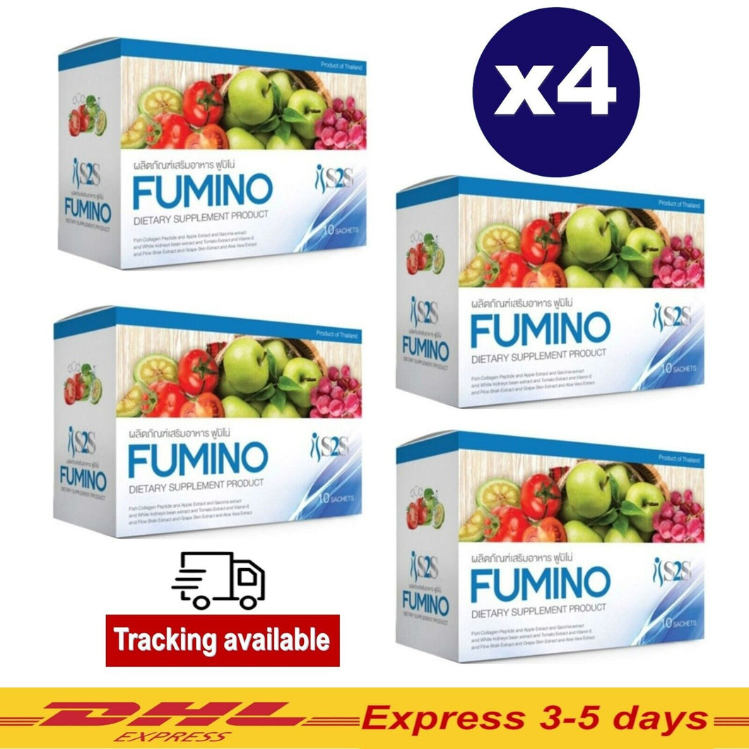 4x Fumino Detox Fiber Drink Reduce Belly Weight Slim Nourish Skin Natural S2S