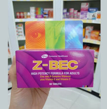 Load image into Gallery viewer, Z-BEC Multivitamins High Potency Formula For Adults Health Sleep Aid 60 Tablets