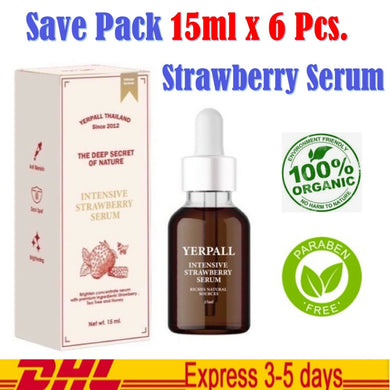 6x Serum Strawberry Yerpall Reduce Acne Marks Scars Tighten Pores Beauty 15ml