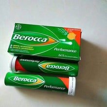 Load image into Gallery viewer, 4x Berocca Performance Tube of 15 Effervescent Tablets Orange Flavor