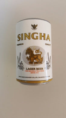 Singha Beer Magnet Plastic Shaped Can Beer Thai Collectibles Easter
