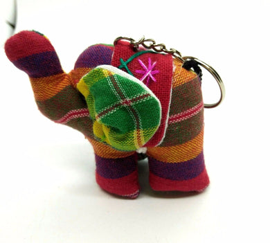 Keyring Elephant Scott V.5 Hand sewing Doll charm cute keychain animal lover