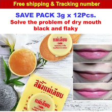 Load image into Gallery viewer, 12x Mae Leab Traditional Thai Lip Balm Natural Bee Wax Coconut Oil Frankincense