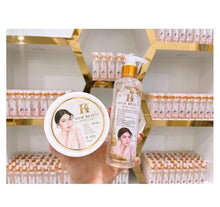 Load image into Gallery viewer, 2 SET WHITE FULL BODY Cream + Serum reduce appearance stretch marks dark spots