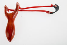 Load image into Gallery viewer, Wood Carved Catapult Handmade Slingshot Craft Sling Bow Arrow Hunting Game Toy