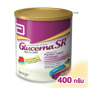 4x Abbott Glucerna Triple Care Diabetic Milk Powder Vanilla 400g