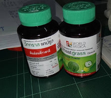Load image into Gallery viewer, 12x WHEATGRASS Organic Super Food KHAOLAOR antioxidant chlorophyll 60 Capsules