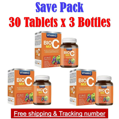 3 Boxes BIO C MIX Bio C Mix Vitamin C 1000mg Anti Oxidant Wrinkle 90tablets