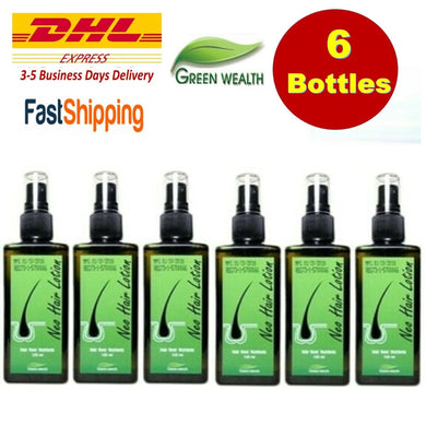 6 x 120 ml. Green Wealth Neo Neo Hair Lotion Root Nutrients Treatments Hair Loss