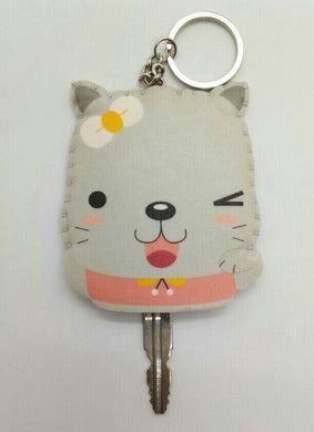 Kitten Funny Cute Keyring Keychain Foam Canvas Sew margine Fridge Collectible