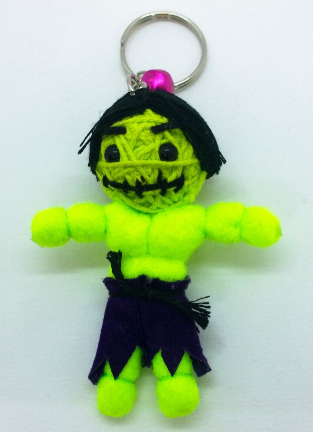 Hulk Handmade Rope Keyring Charm SUPER HERO Keyring Cute Souvenir