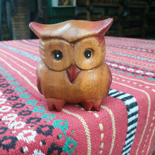 Load image into Gallery viewer, WOODEN OWL Wood Carved Figurines Handmade Collectibles Gift Home Decor