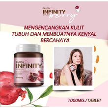 Load image into Gallery viewer, 2x Gluta Infinity Berry 1000 mg 17 natural Aura Skin Supplement 30 Tablets