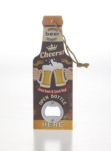 Opener Beer Bottle Figured Wood Vintage Idea Hang Collectibles Drink Accessories