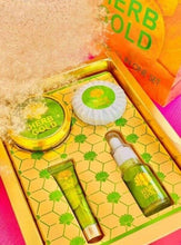 Load image into Gallery viewer, 2X HERB Gold Set Cream&amp;Soap Anti Aging Acne Freckles Bright + Sunscreen For Face