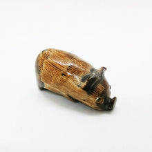 Load image into Gallery viewer, PIG Sculpture Decor Water Buffalo Horn Fortune Carved Happiness Lucky V.22