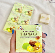 Load image into Gallery viewer, 12x Skin CARE Thanaka Lemon Honey SOAP hyperpigmentation face body Nourishing