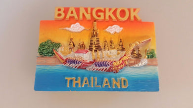 Royal Barge Suphannahong Magnet Resin Hand Shaped Painted Collectibles Easter