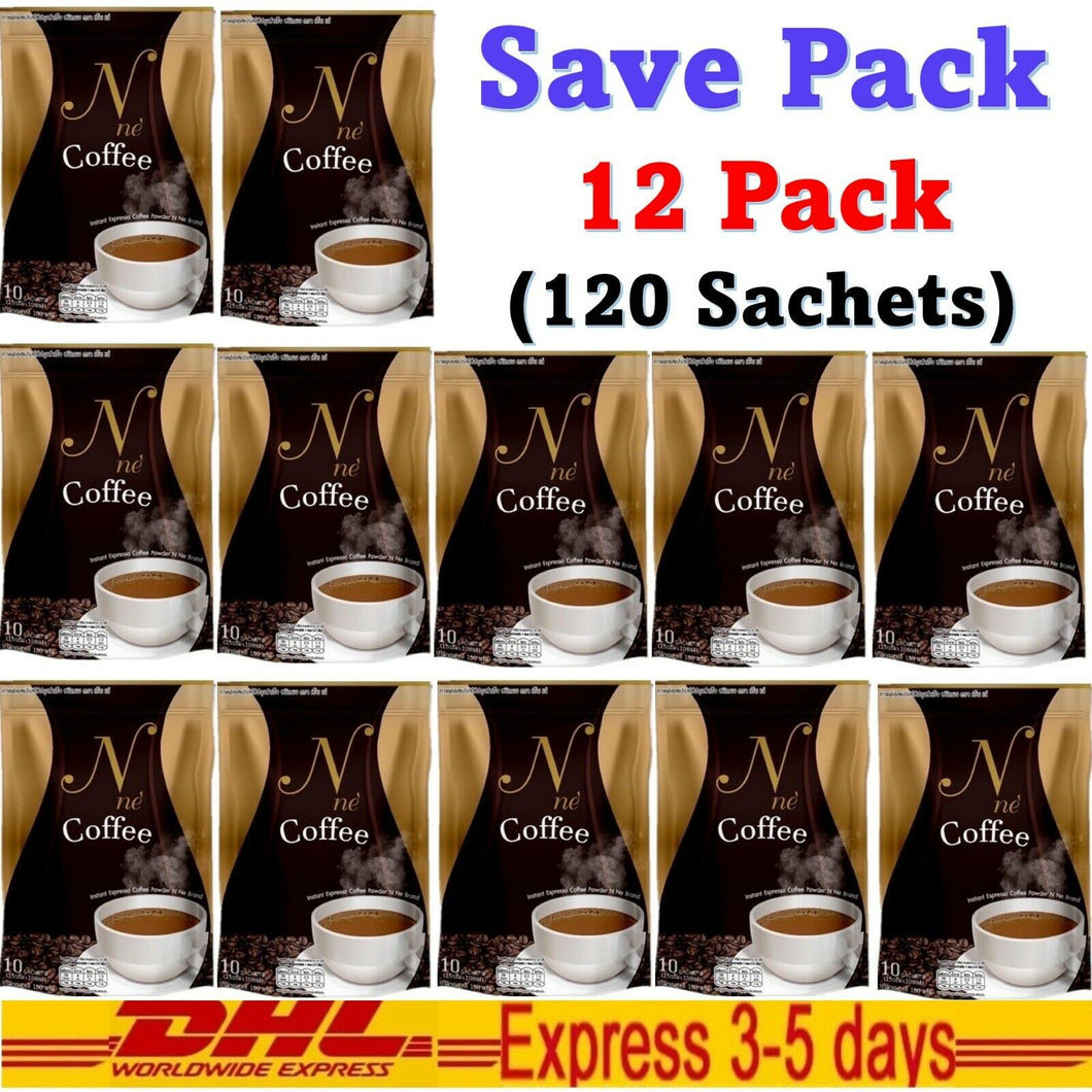 12x N Ne Coffee Instant Espresso Coffee Powder No Sugar Weight Control (15g.X10)