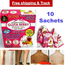 Load image into Gallery viewer, Gluta Berry 200000mg Drink PUNCH Reduce Freckles Dewvy Radiance Smooth Skin