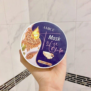 3x Amice Mask Tofu Gluta Body Soft Smooth Moisturized Beauty Skin Care 200g