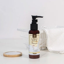 Load image into Gallery viewer, 1Set Goat Milk Keratin Shampoo &amp; Serum goat milk &amp; Hair Treatment Premium