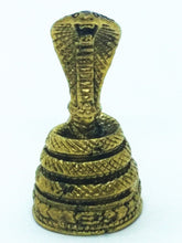 Load image into Gallery viewer, Serpent Good Luck Brass Amulet Miniature Talisman Love Charm Magic Thai Pendant