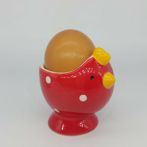 1x New! Egg Cup Holder Hard Soft Boiled Ceramic Kitchen Cute Chicken Cook Food