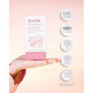 5x Boom Gluta Shots Instant Powder Radiant Absorbed Anti-Oxidant Booster