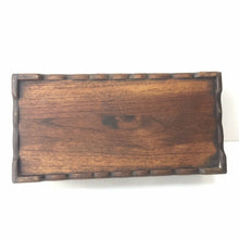 Load image into Gallery viewer, Teak Wood Wooden Tissue Box Cover Rectangular Holder Vintage Craft Decorative