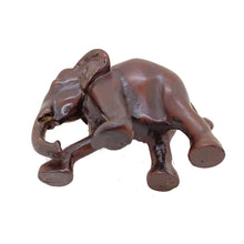 Load image into Gallery viewer, Thai Elephant Figurine Resin Carved Decor Animal Sculpture ChangThai Design